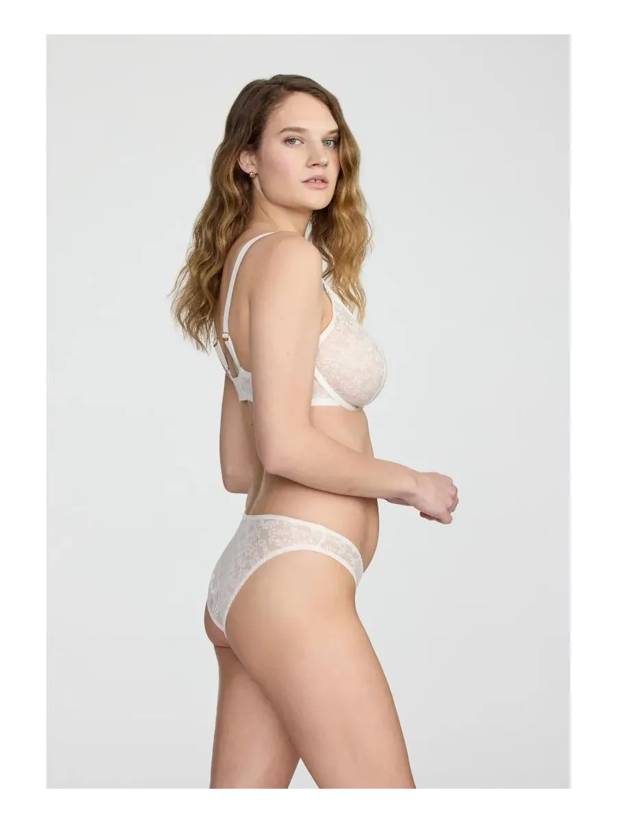 Женская модель The Plunge - Botanical Lace CUUP — изображение 3 из 3, серебристый