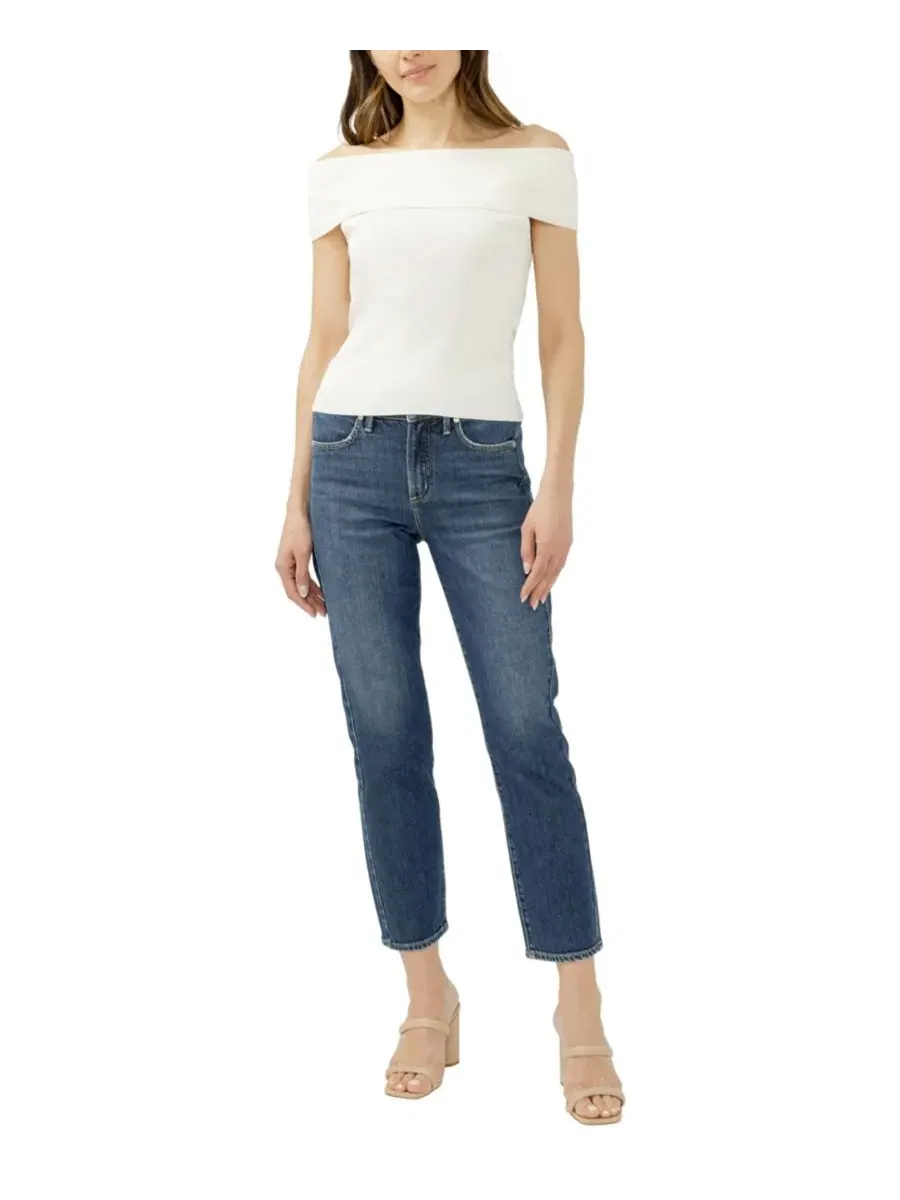 Джинсы прямого кроя с заниженной талией Silver Jeans Co.