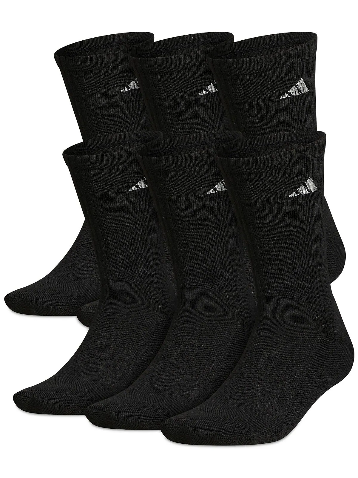 Мужские спортивные носки с мягкой подкладкой, 6 пар adidas — изображение 7 из 13, белый