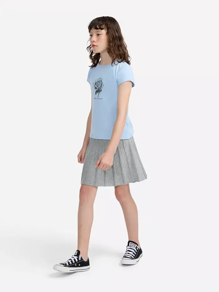 Детская плиссированная юбка-свитер Abercrombie Kids — 2