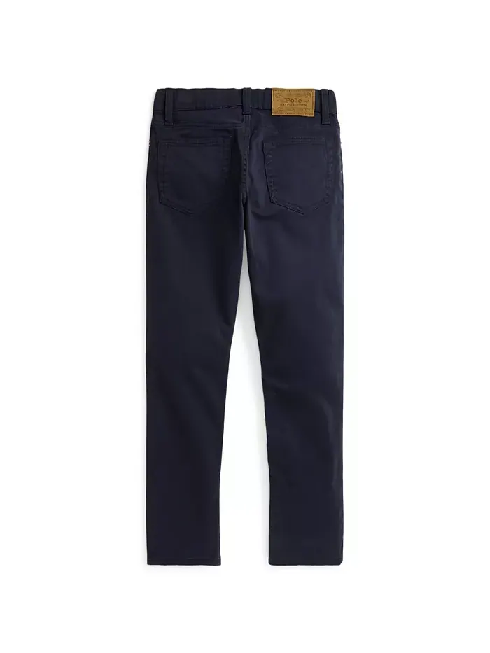 Мальчиковые брюки Sullivan Slim Stretch Sateen для возраста 8-20 лет Polo Ralph Lauren — изображение 3 из 3, синий