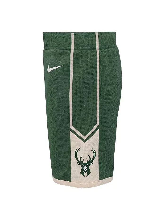 Детские шорты-реплика Milwaukee Bucks Icon — изображение 2 из 2, зеленый