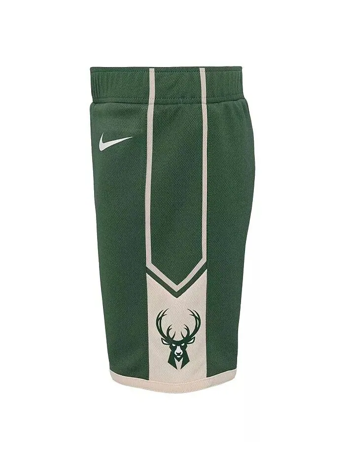 Зеленые шорты для малышей Hunter Milwaukee Bucks Icon Replica Nike — изображение 2 из 2, зеленый