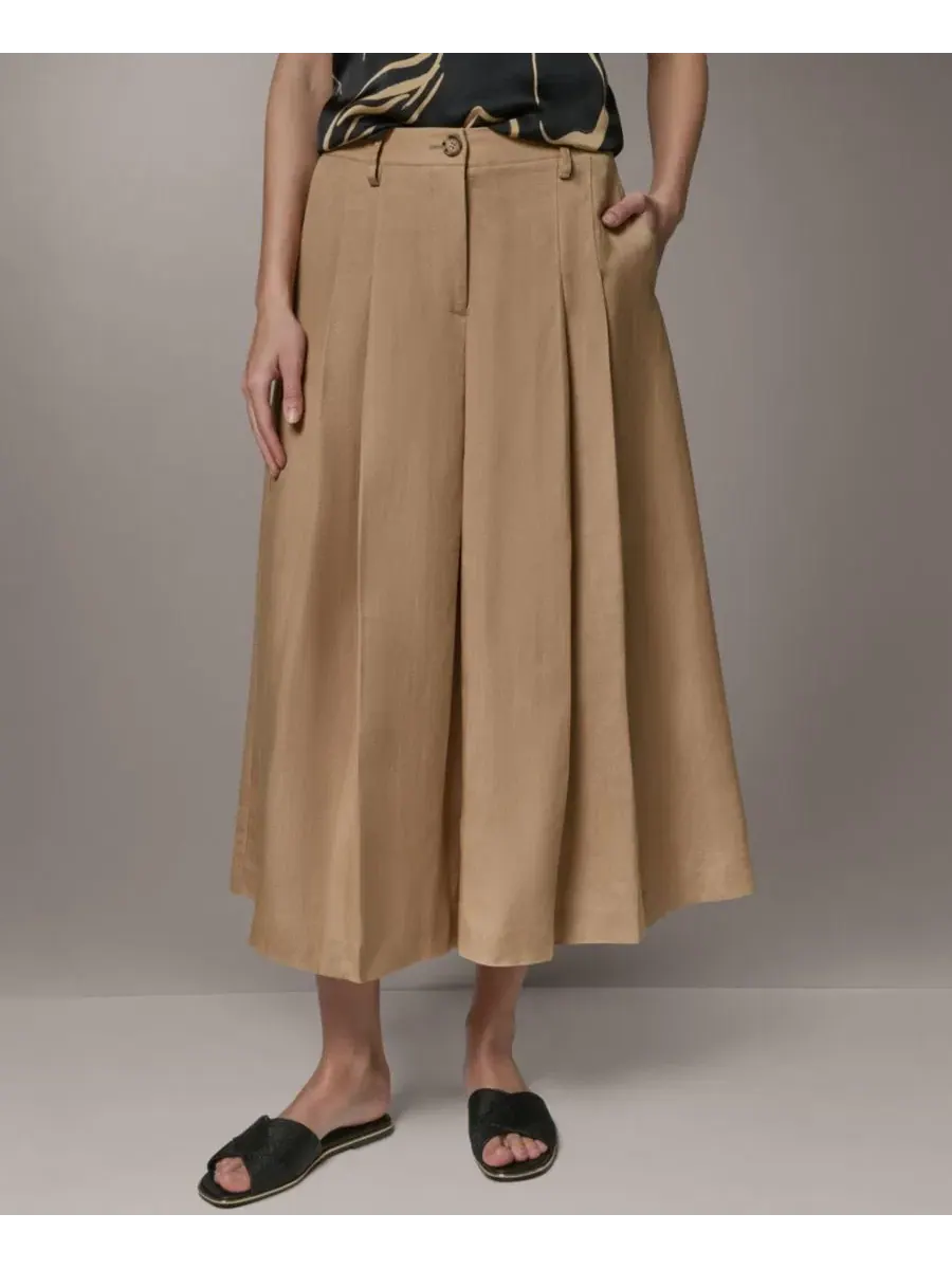 Брюки женские с защипами и передними карманами Donna Karan New York