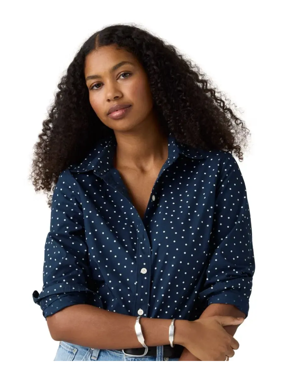 Женская рубашка Carlile Classic Poplin Long-Sleeve с длинным рукавом Levi's