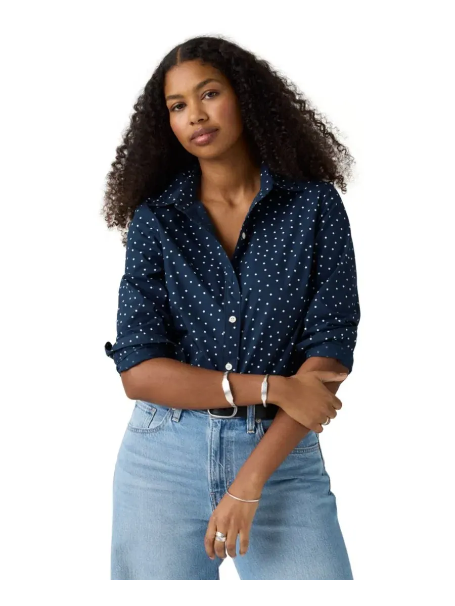 Женская рубашка Carlile Classic Poplin Long-Sleeve с длинным рукавом Levi's — 3