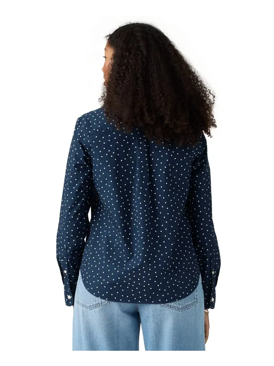 Женская рубашка Carlile Classic Poplin Long-Sleeve с длинным рукавом Levi's — 5