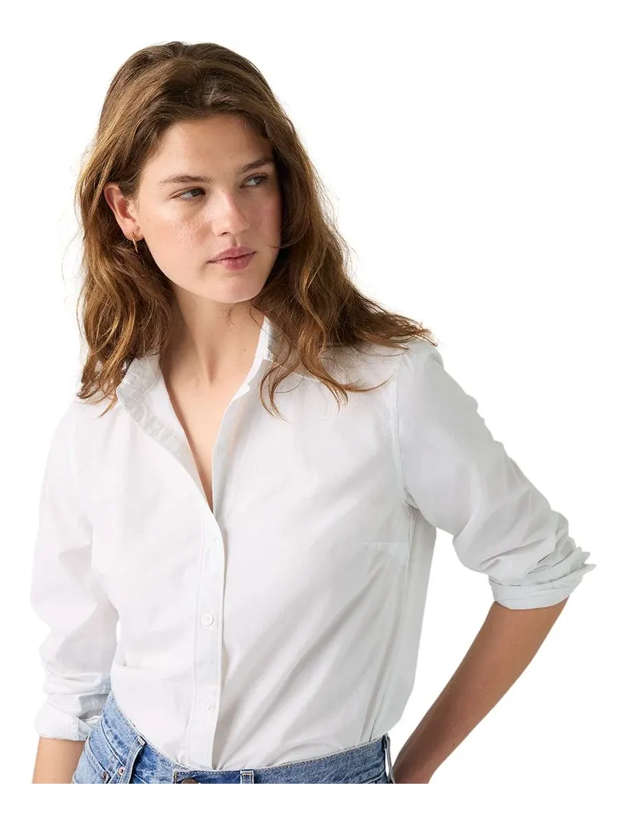 Женская рубашка с длинным рукавом Carlile Classic Poplin Levi's — 4