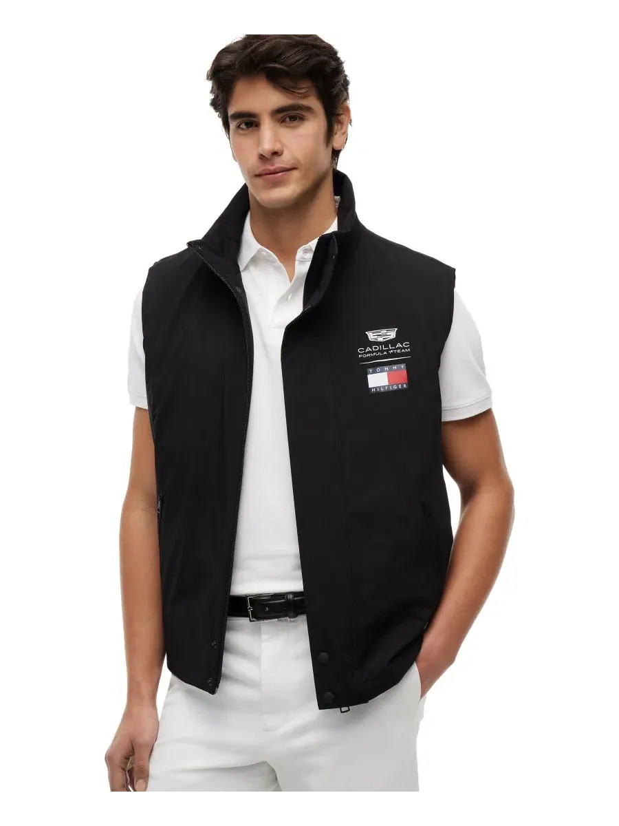 Мужской жилет с логотипом из коллаборации с Cadillac F1 Tommy Hilfiger