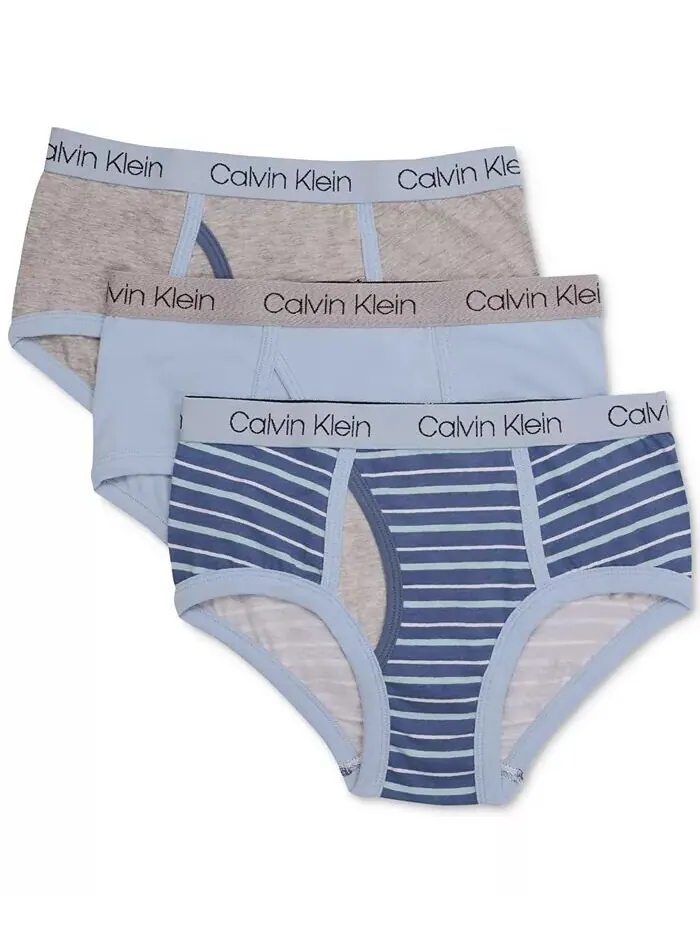 3-Пк. Хлопковые трусы, для маленьких и больших мальчиков Calvin Klein