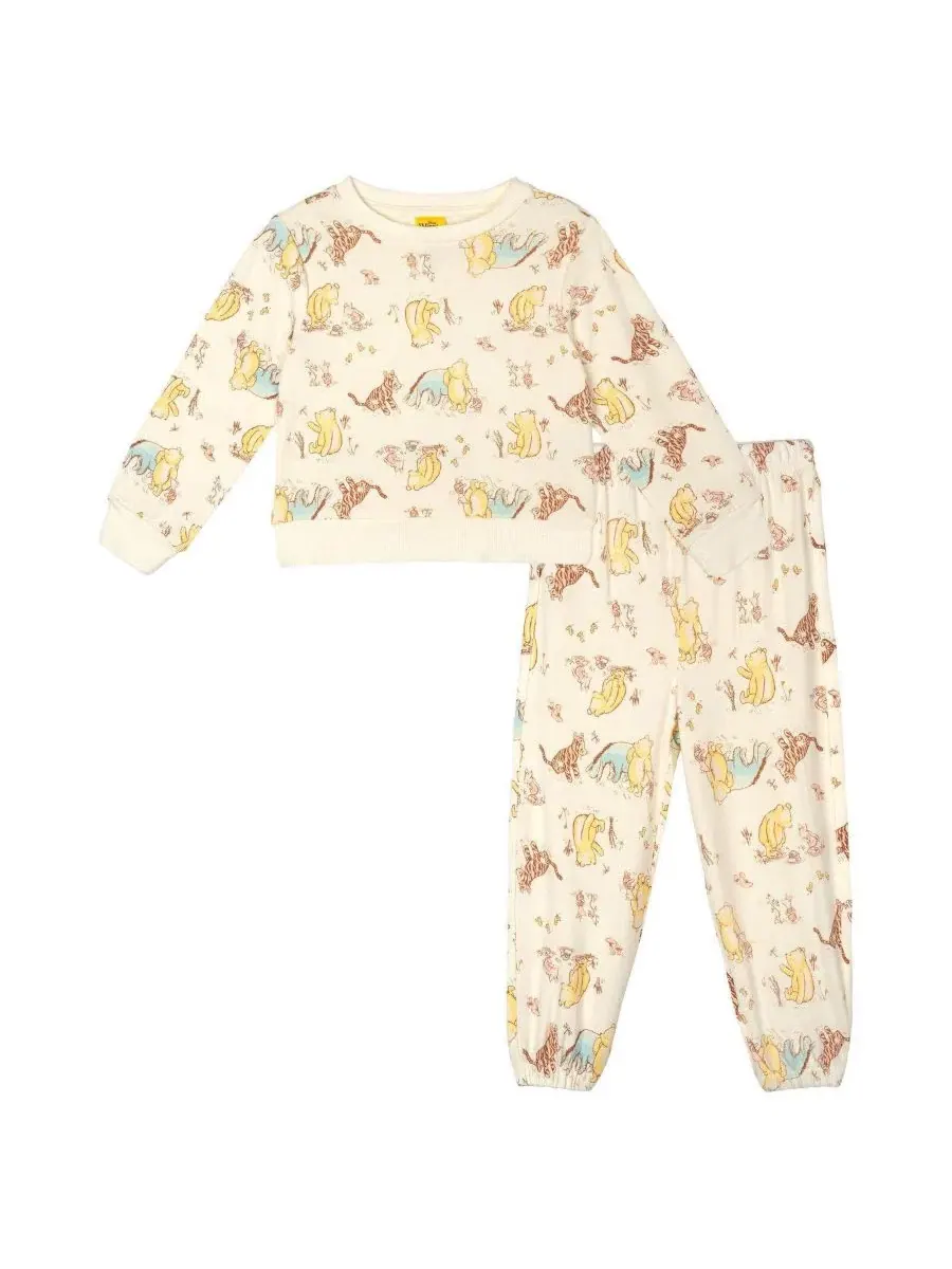 Комплект из свитшота и джоггеров Winnie the Pooh — белый