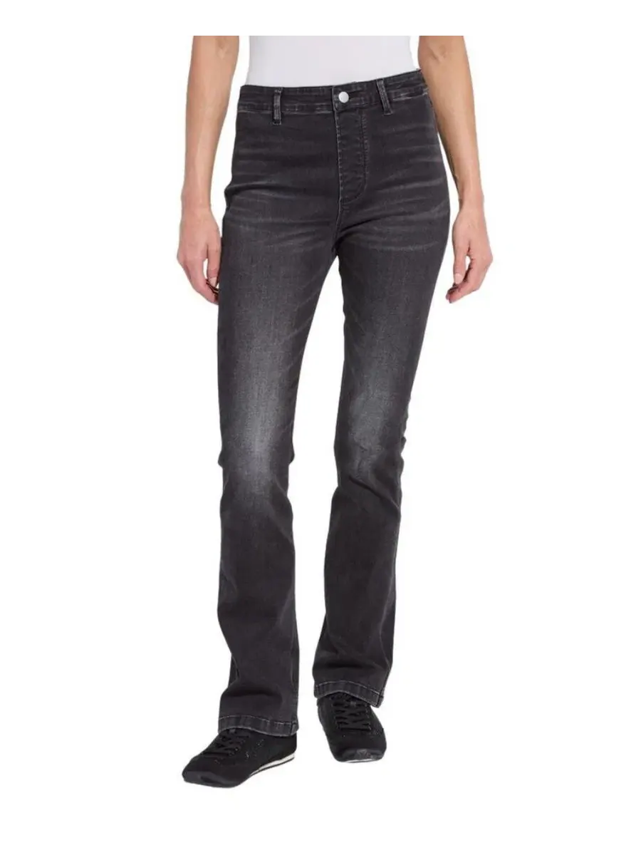Джинсы-клеш Everyday Flare Estelle New York LYSSE — черный