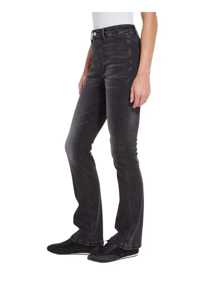 Джинсы-клеш Everyday Flare Estelle New York LYSSE — изображение 2 из 3, черный