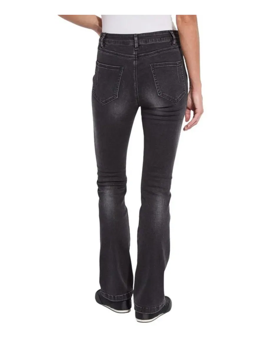 Джинсы-клеш Everyday Flare Estelle New York LYSSE — изображение 3 из 3, черный