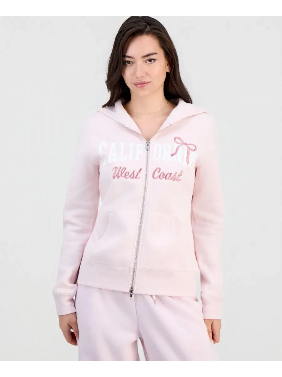 Комплект из футера: худи на молнии, майка и спортивные брюки, модель Fleece Zip-Up Hoodie, Tank Top — изображение 2 из 5