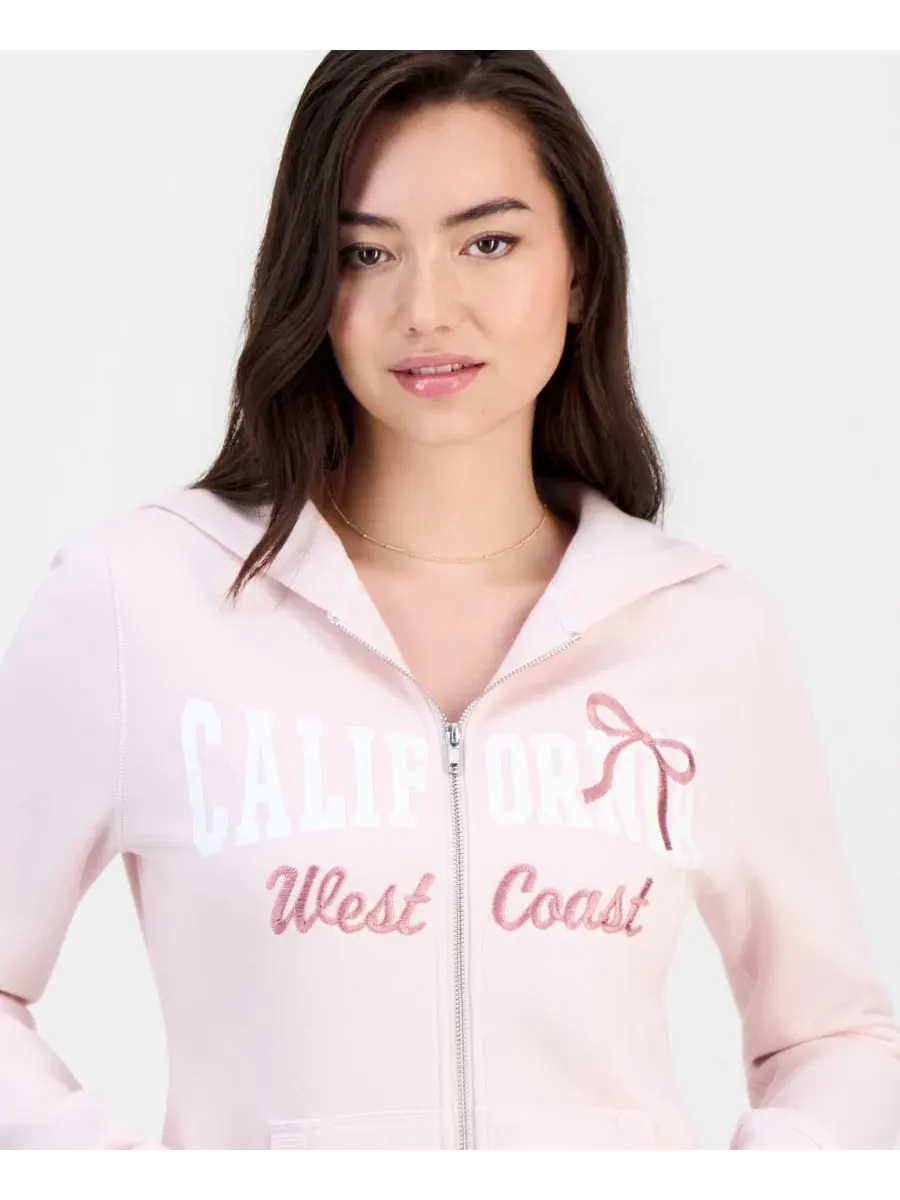 Комплект из футера: худи на молнии, майка и спортивные брюки, модель Fleece Zip-Up Hoodie, Tank Top — изображение 3 из 5