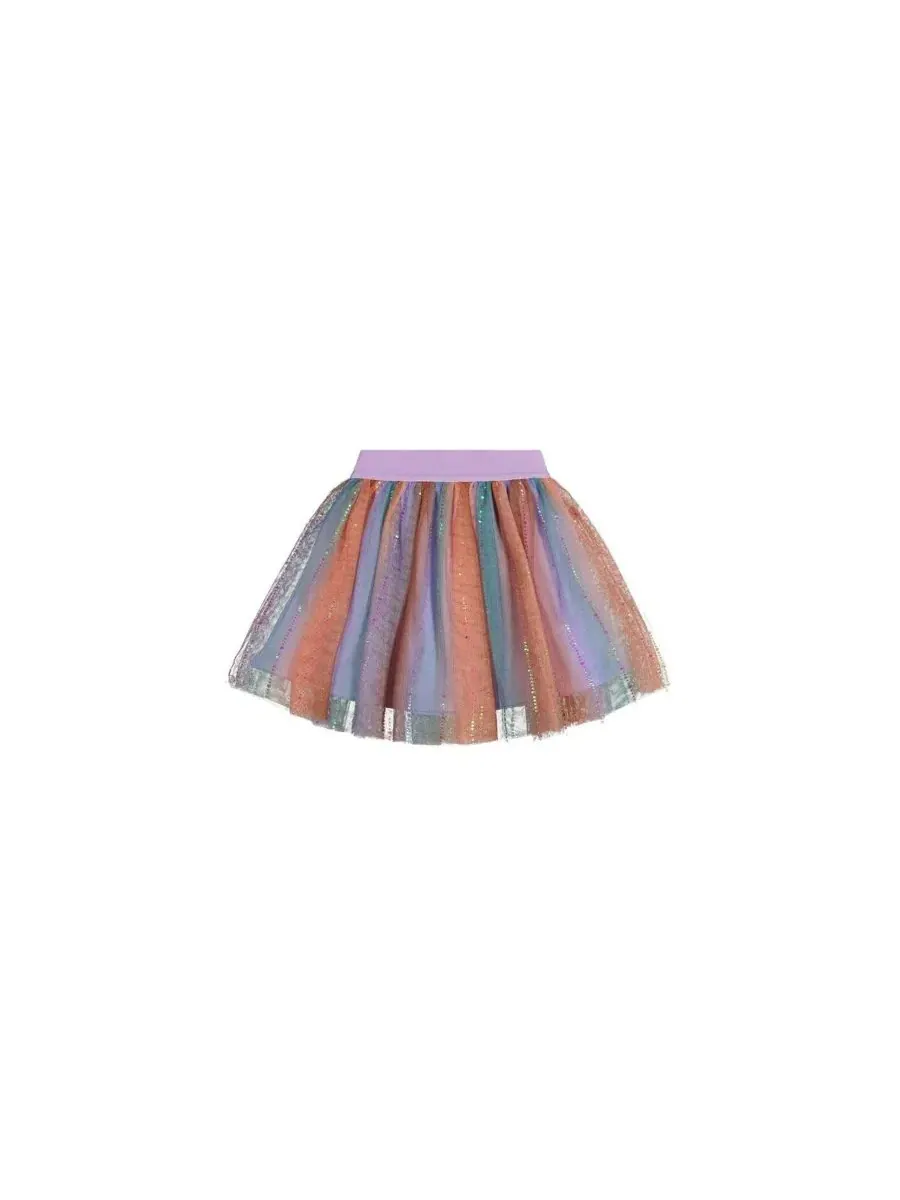 Юбка многоцветная с градиентом Poodle Chic Deux par Deux