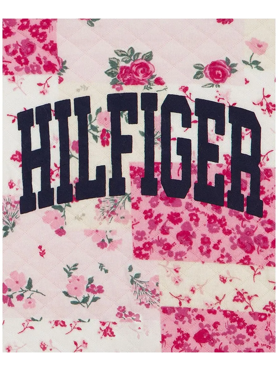 Комплект из лонгслива и джоггеров для малышки с принтом Tommy Hilfiger — изображение 5 из 5, мульти