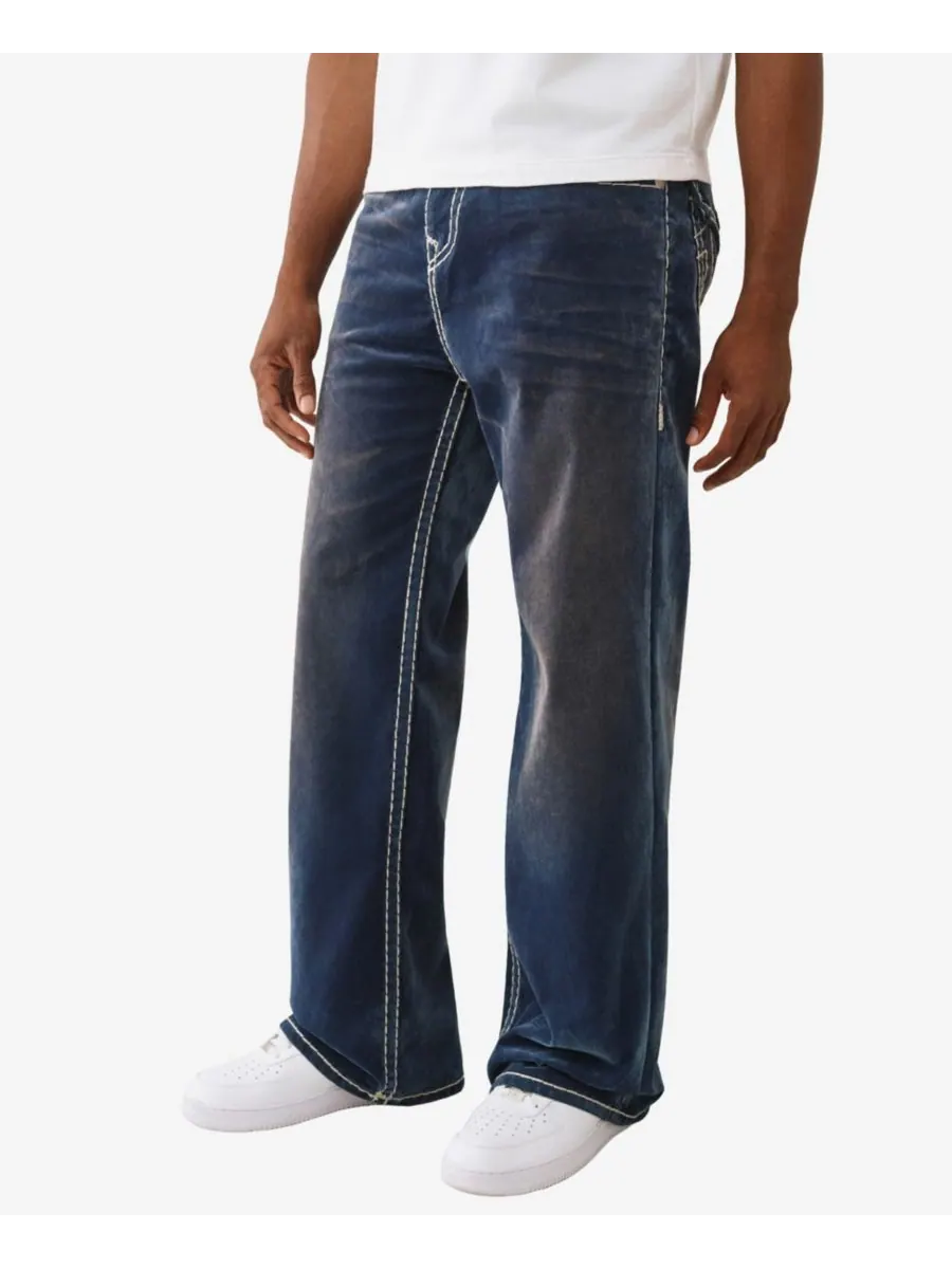 Мужские джинсы Velvet Vinny Ultra Baggy Regular-Fit True Religion — изображение 2 из 3, синий