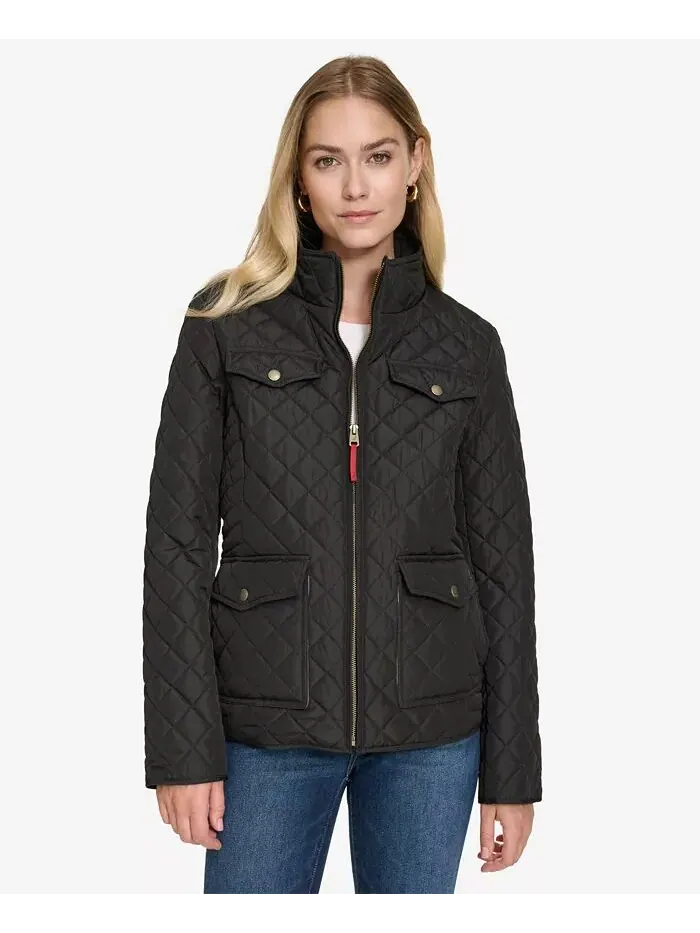 Куртка Nautica Jeans Solid Quilted — изображение 1 из 6, черный