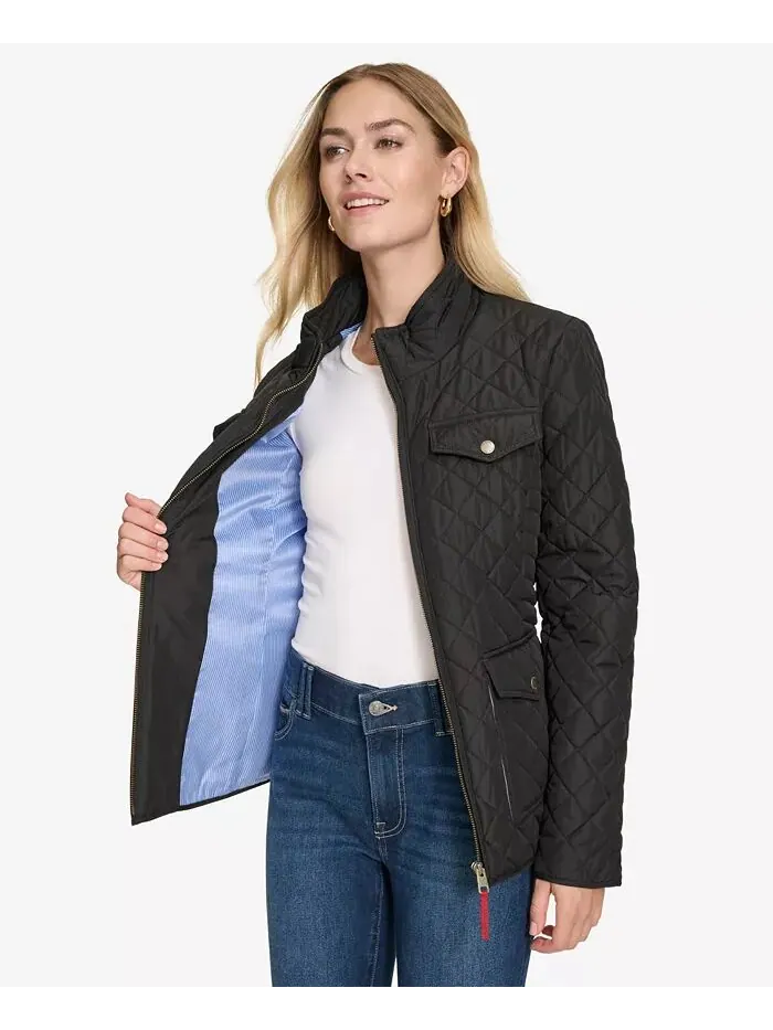 Куртка Nautica Jeans Solid Quilted — изображение 4 из 6, черный
