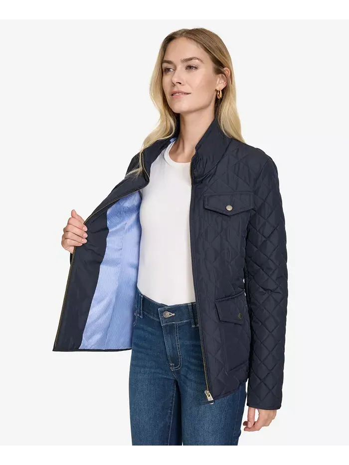 Куртка Nautica Jeans Solid Quilted — изображение 4 из 8, ночное небо