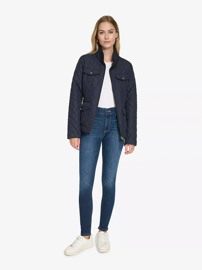 Куртка Nautica Jeans Solid Quilted — изображение 5 из 8, ночное небо