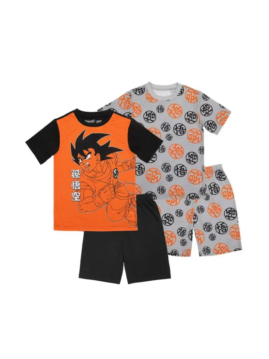 Комплект пижам Goku and Kanji 4-Pack Dragon Ball Z