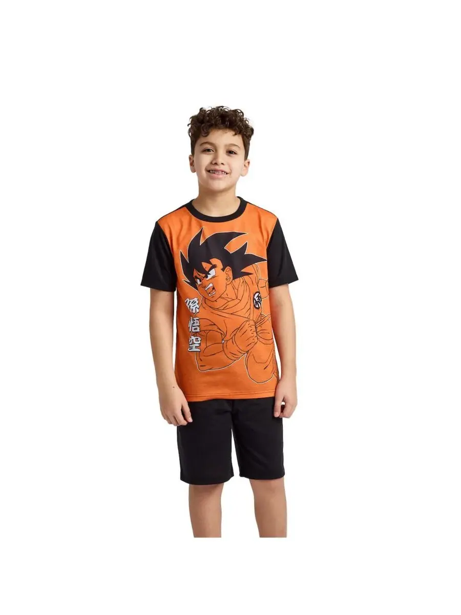 Комплект пижам Goku and Kanji 4-Pack Dragon Ball Z — изображение 3 из 10, серый черный оранжевый