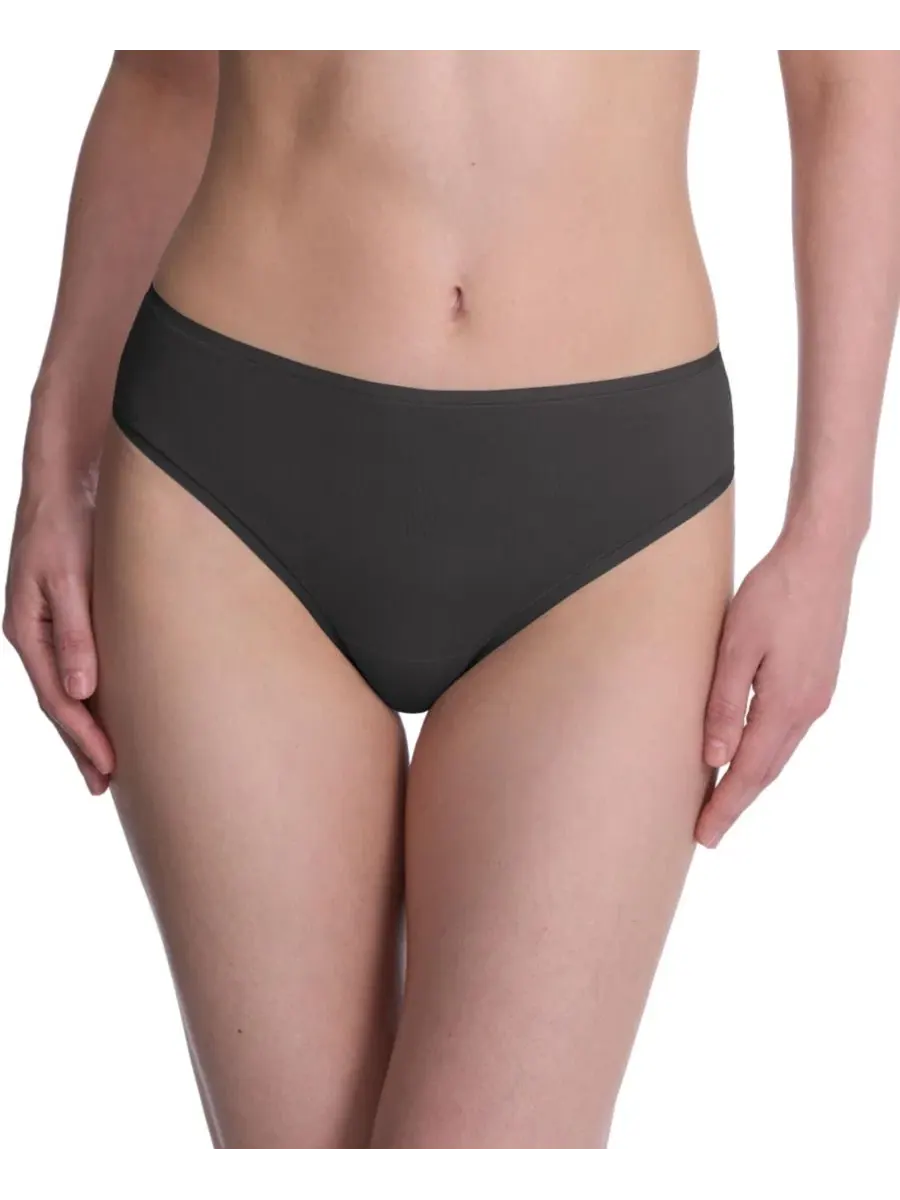 Трусы-слипы 2 шт. модель Bliss Perfection One Size Natori — изображение 2 из 3, угольный