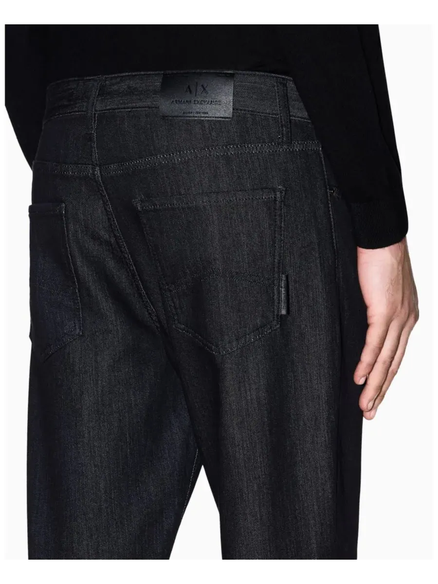 A|X Armani Exchange Мужские джинсы J14 Slim Gold Splatter — изображение 9 из 10