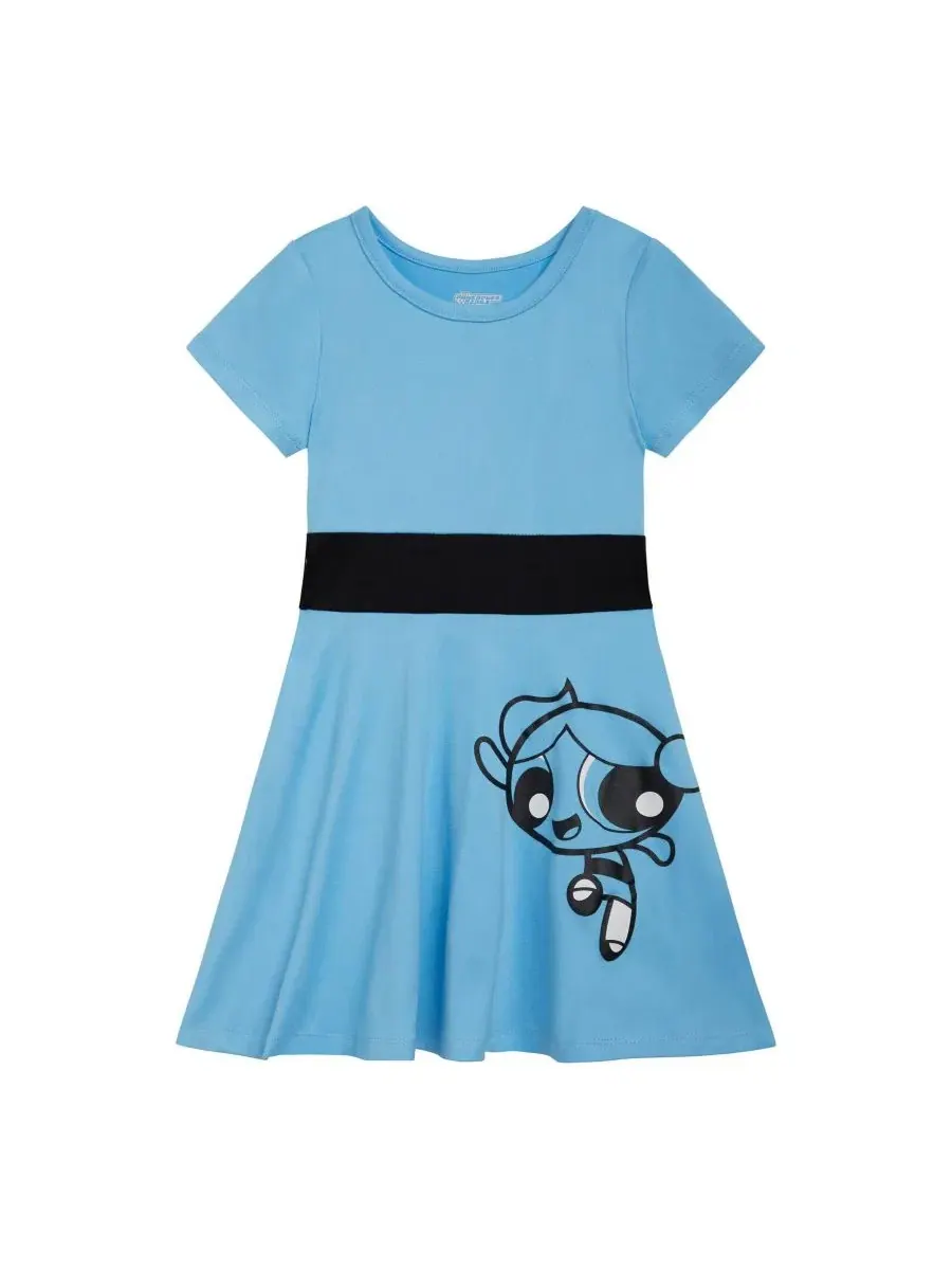 Платье с принтом Powerpuff Girls Bubbles Powerpuff Girls