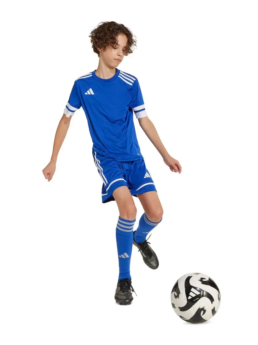 Шорты для мальчиков Squadra Soccer adidas — изображение 2 из 7, синий/белый