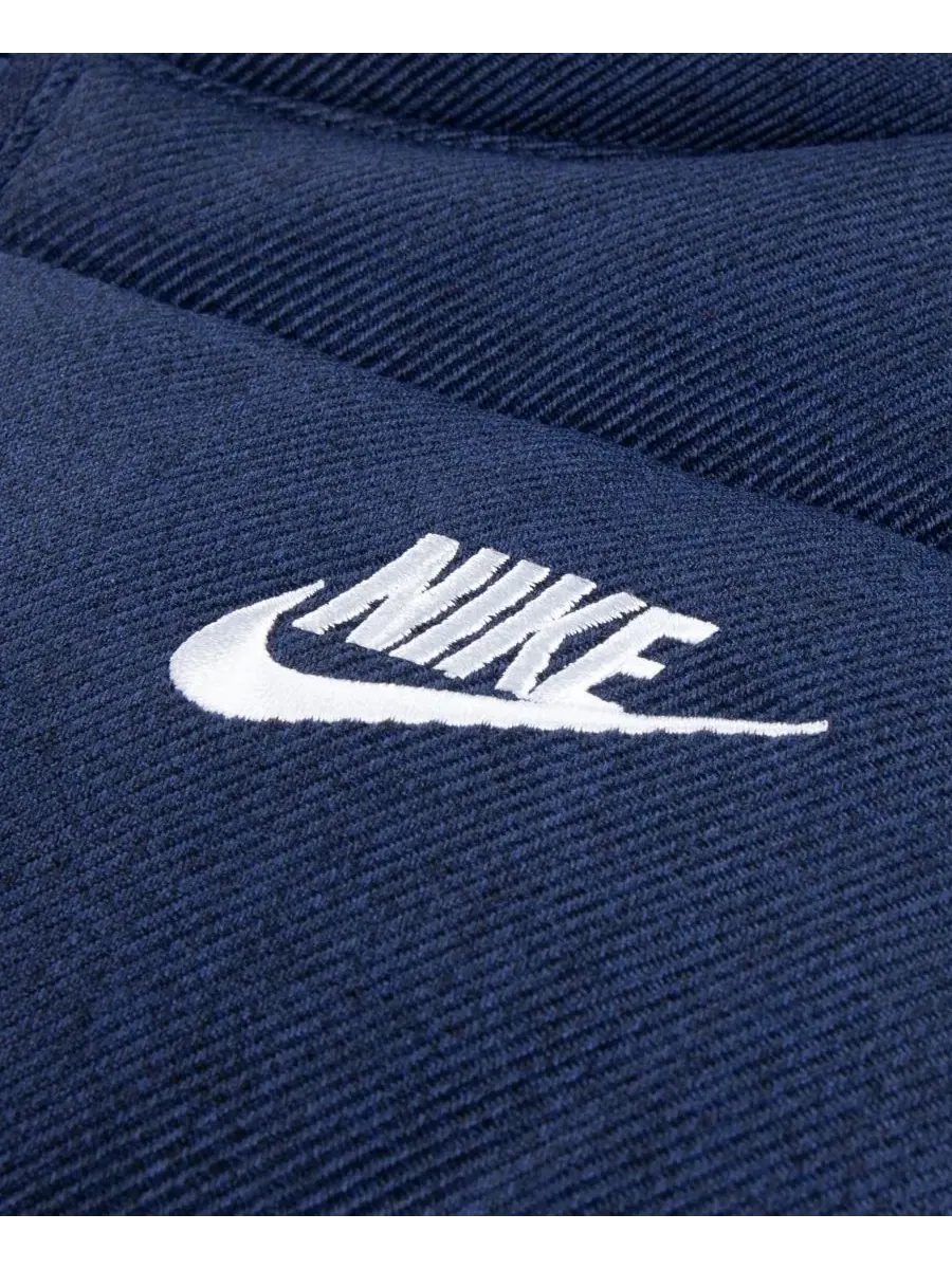 Куртка стеганая с капюшоном, с длинным рукавом Nike — изображение 2 из 3, темно-синий