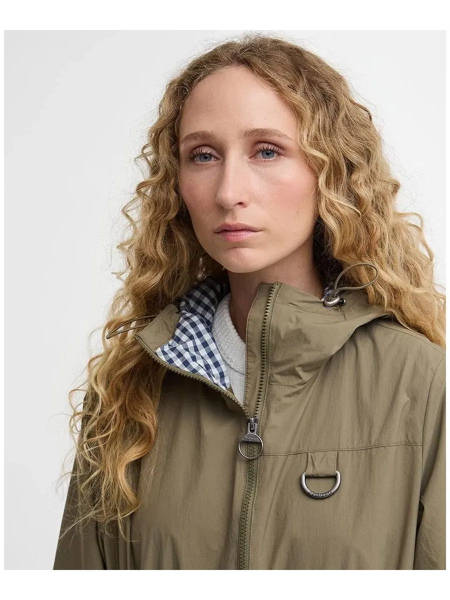 Женская куртка Gracefield Showerproof Barbour — изображение 3 из 6, зеленый