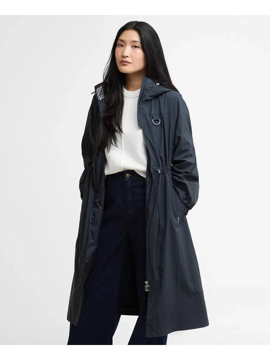 Женский плащ Barbour Gracefield — изображение 1 из 10, темный темно-синий