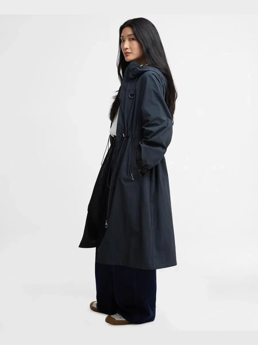 Женский плащ Barbour Gracefield — изображение 3 из 10, темный темно-синий