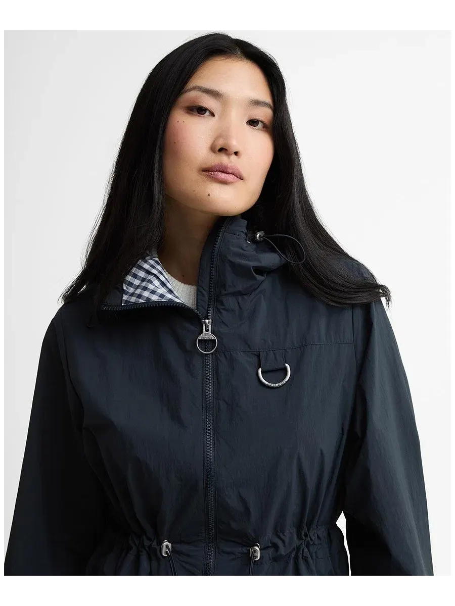 Женский плащ Barbour Gracefield — изображение 4 из 10, темный темно-синий