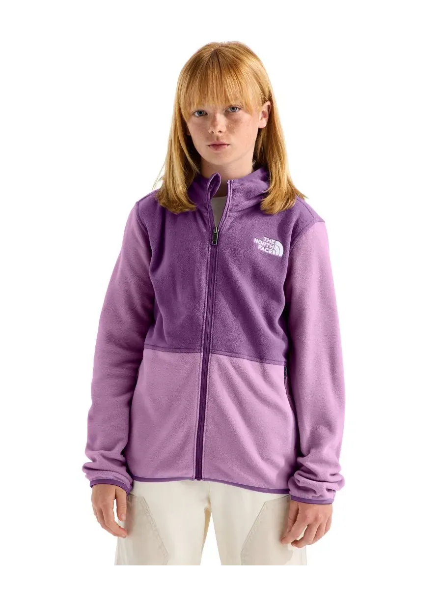 Детская куртка-худи с капюшоном Glacier Full-Zip The North Face — изображение 3 из 5, фиолетовый