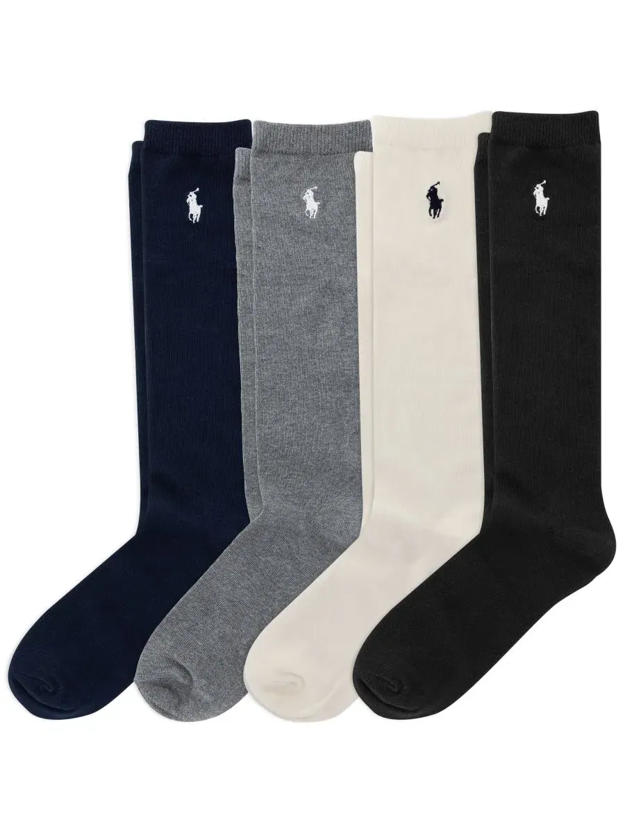 Комплект носков с брендом Polo Ralph Lauren, набор 3+1
