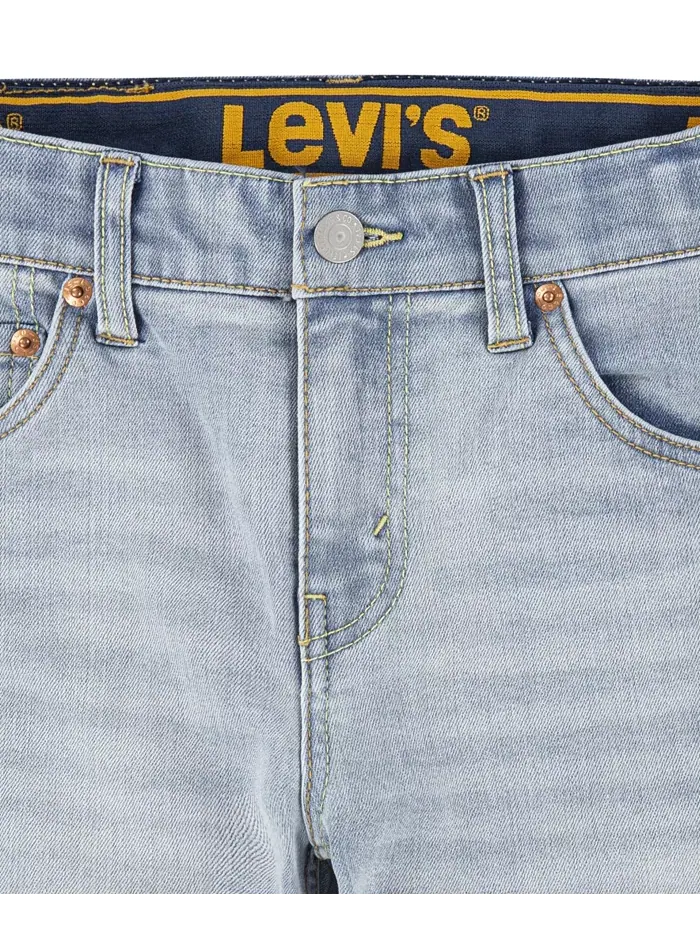Брюки джинсовые Big Boys 510 Skinny Fit Stretch Performance Levi's — изображение 3 из 5, голубой