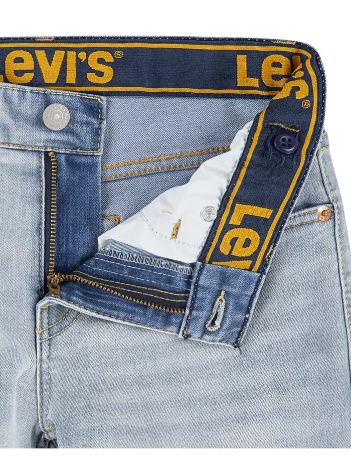 Брюки джинсовые Big Boys 510 Skinny Fit Stretch Performance Levi's — изображение 4 из 5, голубой