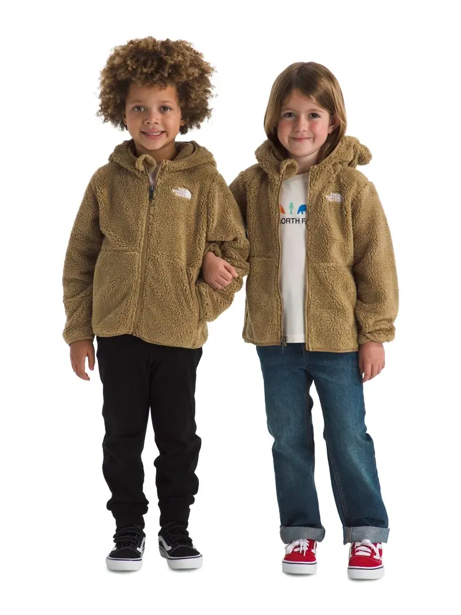 Детская куртка-худи из флиса с капюшоном, на молнии, Campshire The North Face — изображение 2 из 7, коричневый