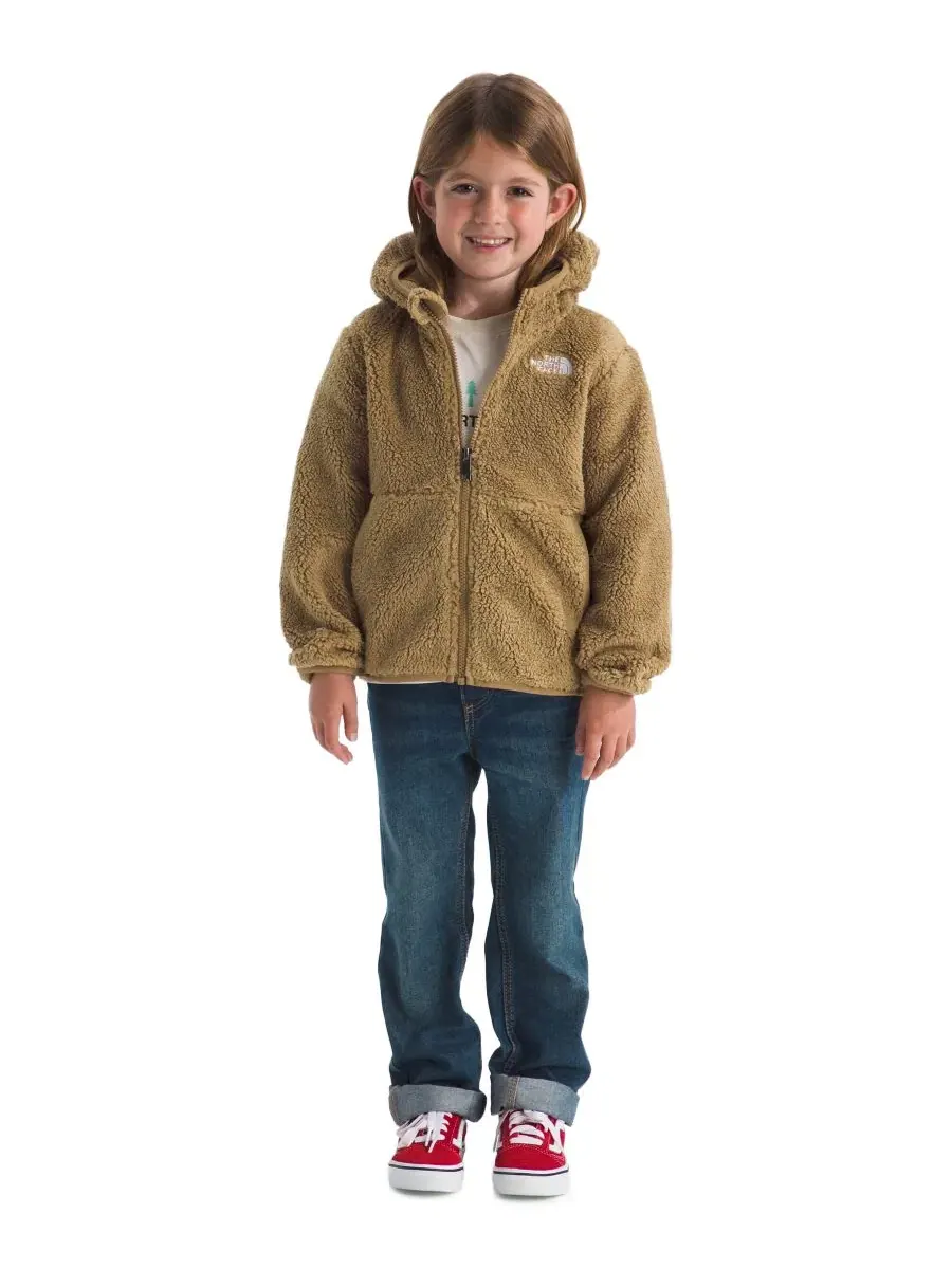 Детская куртка-худи из флиса с капюшоном, на молнии, Campshire The North Face — изображение 3 из 7, коричневый