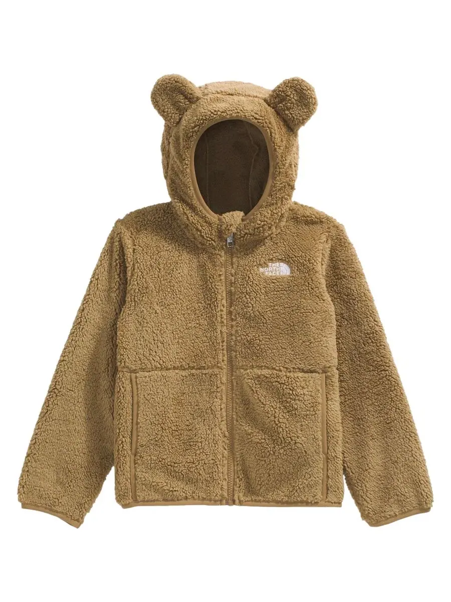 Детская куртка-худи из флиса с капюшоном, на молнии, Campshire The North Face — изображение 7 из 7, коричневый
