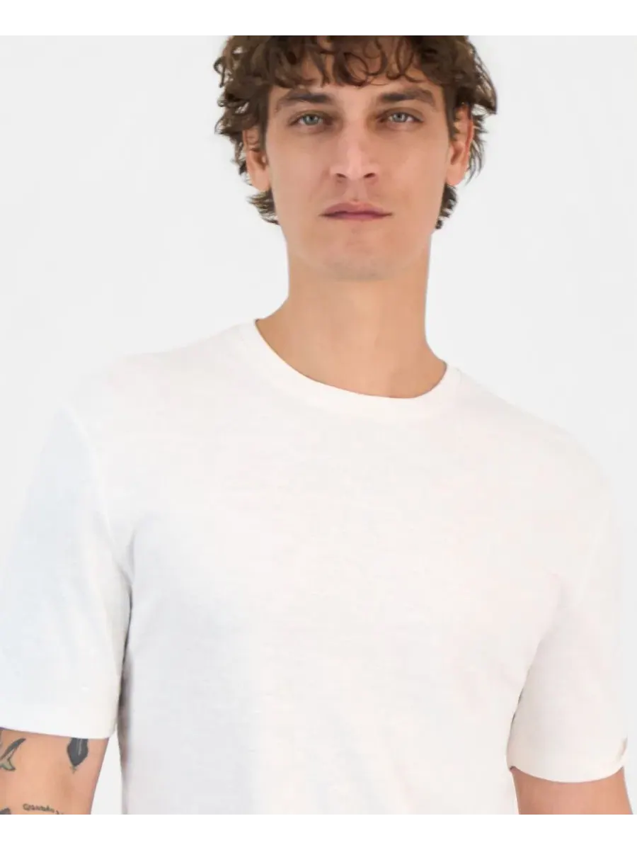 Футболка мужская с круглым вырезом, slim fit Hugo Boss — изображение 2 из 4, прозрачный