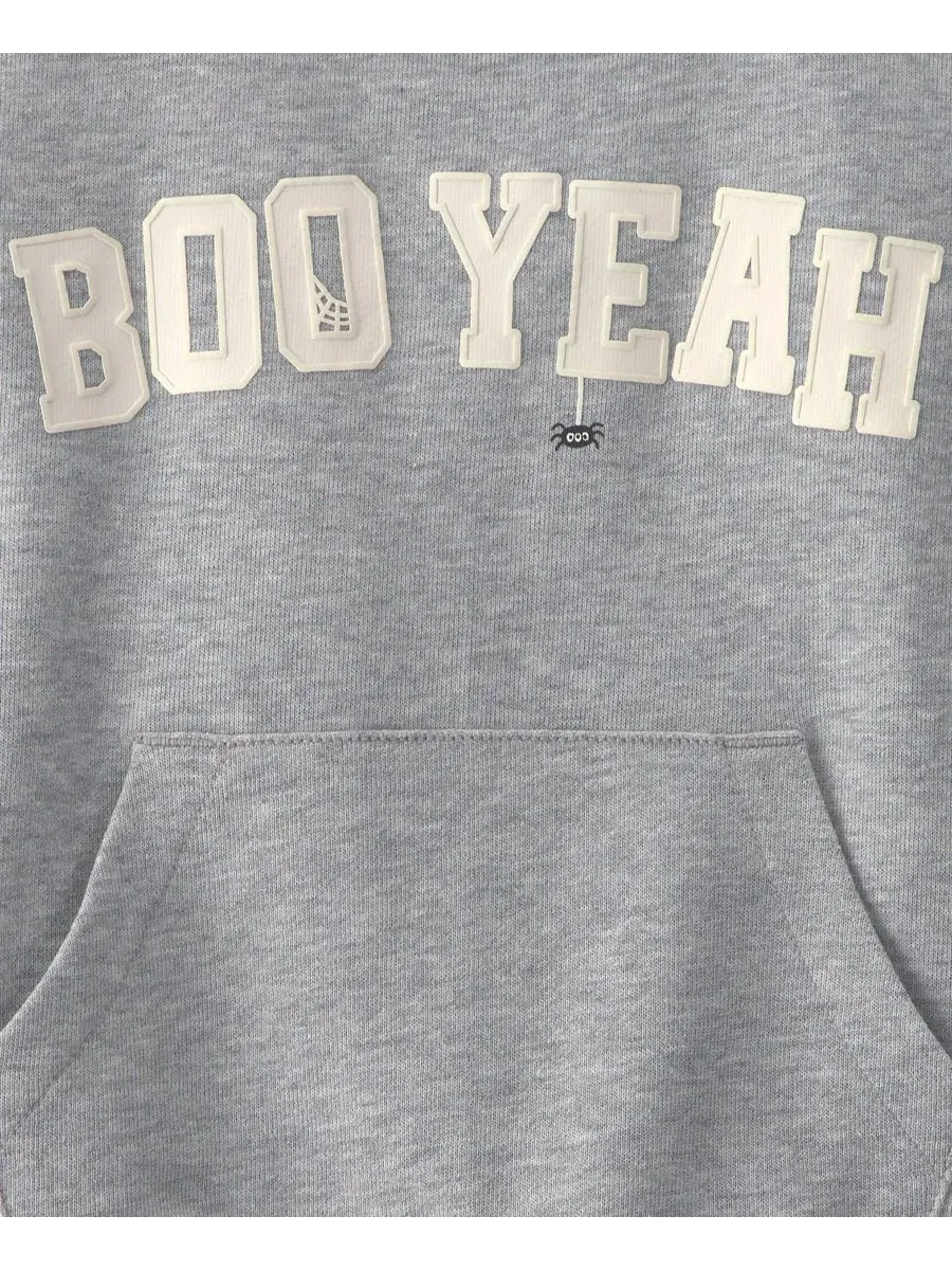 Комплект из свитшота и джоггеров Boo Yeah Halloween, 2 предмета Carter's — изображение 4 из 6, серый/черный