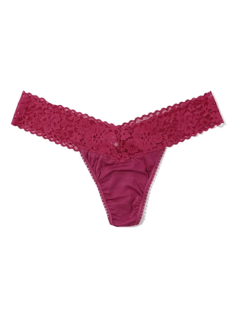 Женские трусики-стринги Dream Ease с низкой посадкой Hanky Panky — изображение 5 из 5, фиолетовый