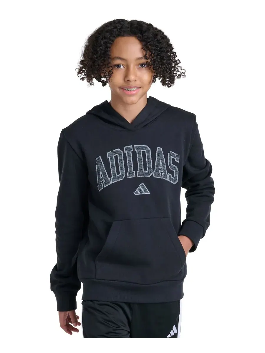 Худи adidas с капюшоном и длинным рукавом, с эффектным логотипом