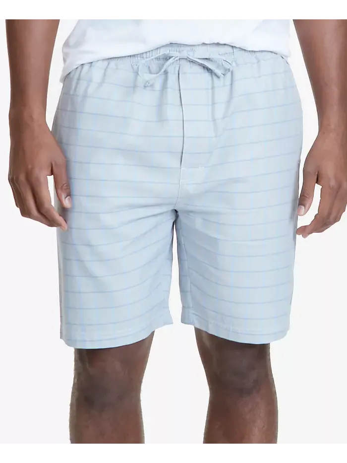 Мужские пижамные шорты из хлопка в клетку Windowpane Nautica
